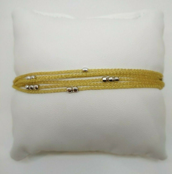 Bracciale oro 18 kt donna maglia a fili satinati 8,10 gr Solid 18k gold bracelet | Gioiellitosti.it