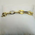 Bracciale oro 18 kt donna maglia bicolore 11,40 gr Solid 18k gold bracelet | Gioiellitosti.it
