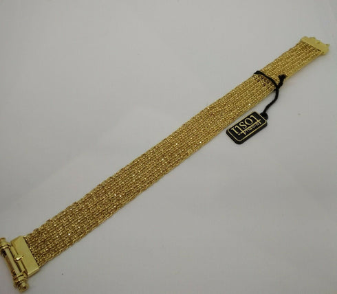 Bracciale oro 18 kt donna maglia larga diamantata 22 gr Solid 18k gold bracelet | Gioiellitosti.it
