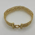 Bracciale oro 18 kt donna maglia larga satinata 15,60 gr Solid 18k gold bracelet | Gioiellitosti.it