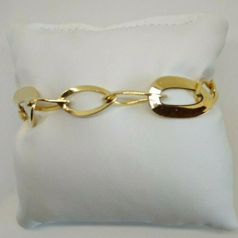 Bracciale oro 18 kt donna maglia lucida 5,10 gr Solid 18k gold bracelet | Gioiellitosti.it