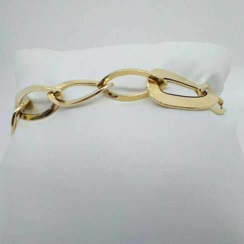 Bracciale oro 18 kt donna maglia lucida 5,10 gr Solid 18k gold bracelet | Gioiellitosti.it