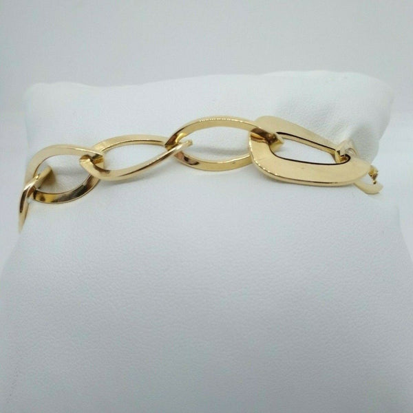 Bracciale oro 18 kt donna maglia lucida 5,10 gr Solid 18k gold bracelet | Gioiellitosti.it