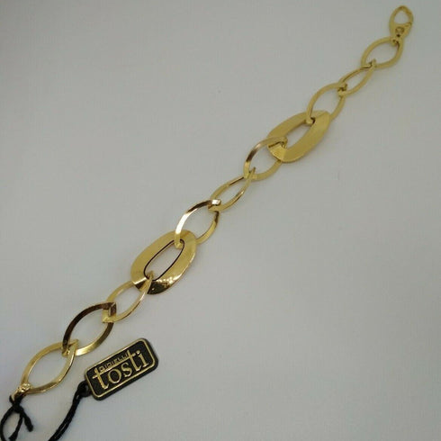Bracciale oro 18 kt donna maglia lucida 5,10 gr Solid 18k gold bracelet | Gioiellitosti.it