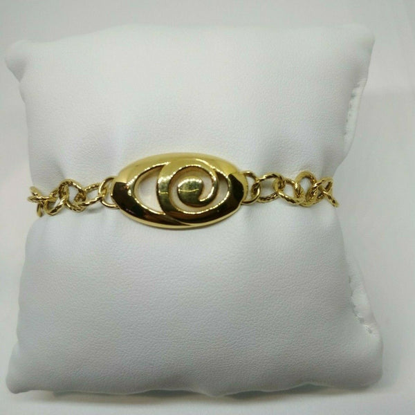 Bracciale oro 18 kt donna maglia lucida infinito10,60 gr Solid 18k gold bracelet | Gioiellitosti.it