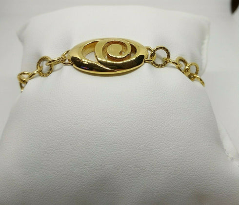 Bracciale oro 18 kt donna maglia lucida infinito10,60 gr Solid 18k gold bracelet | Gioiellitosti.it
