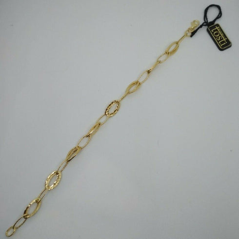 Bracciale oro 18 kt donna maglia ovale 2,70 gr Solid 18k gold bracelet | Gioiellitosti.it