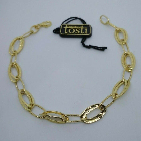 Bracciale oro 18 kt donna maglia ovale 2,70 gr Solid 18k gold bracelet | Gioiellitosti.it