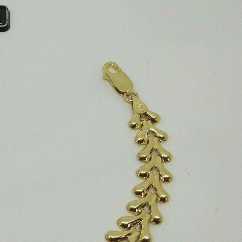 Bracciale oro 18 kt donna maglia spiga 20 cm 11,00 gr Solid 18k gold bracelet | Gioiellitosti.it