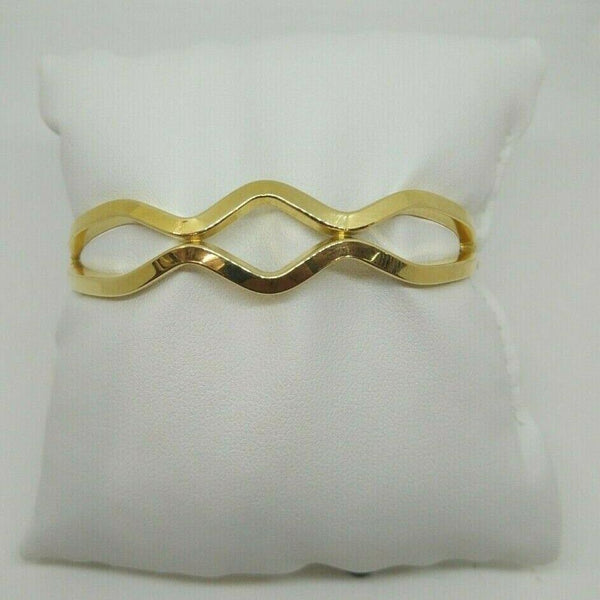 Bracciale oro 18 kt donna rigido lucido peso 12,80 gr Solid 18k gold bracelet | Gioiellitosti.it