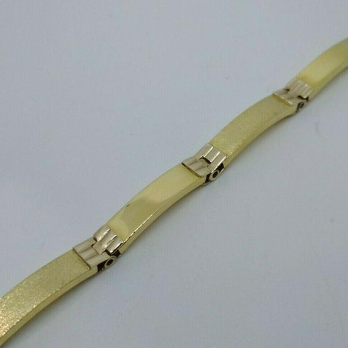 Bracciale Oro 18 kt semirigido uomo 21 cm 11,20 gr Solid 18k gold bracelet | Gioiellitosti.it