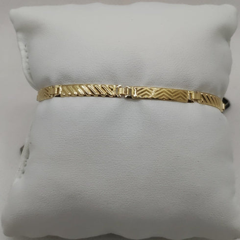 Bracciale Oro 18 kt uomo semirigido 19,5 cm 3,40 gr | Gioiellitosti.it