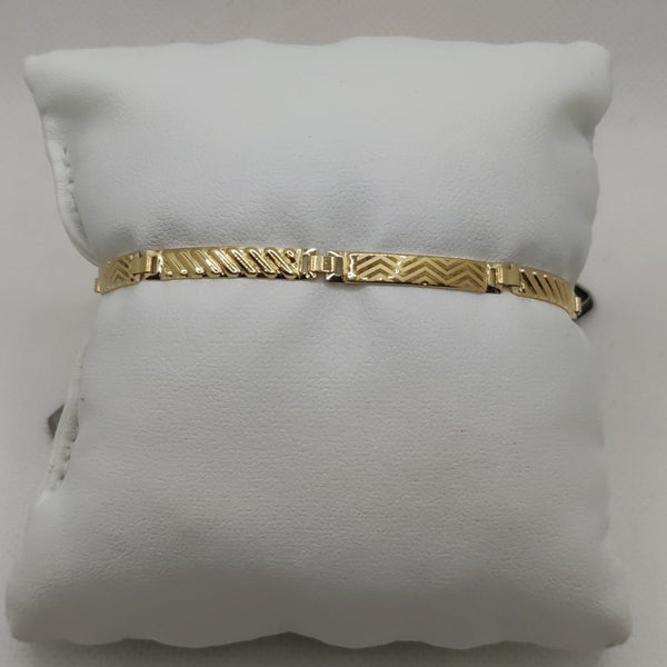 Bracciale Oro 18 kt uomo semirigido 19,5 cm 3,40 gr | Gioiellitosti.it