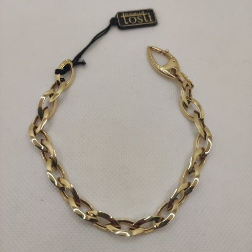 Bracciale oro 18k catena maglia lucida 10,80 gr | Gioiellitosti.it