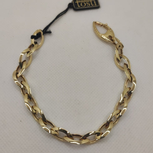 Bracciale oro 18k catena maglia lucida 10,80 gr | Gioiellitosti.it