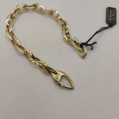 Bracciale oro 18k catena maglia lucida 10,80 gr | Gioiellitosti.it