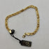 Bracciale oro 18k donna maglia catena satinata 19.5 cm 7.30 gr | Gioiellitosti.it