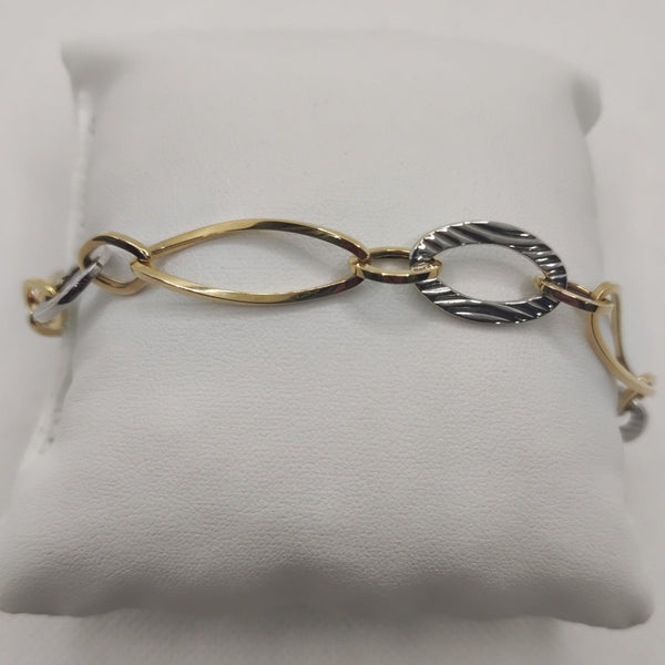 Bracciale oro 18k maglia grande ovale 7,50 gr | Gioiellitosti.it