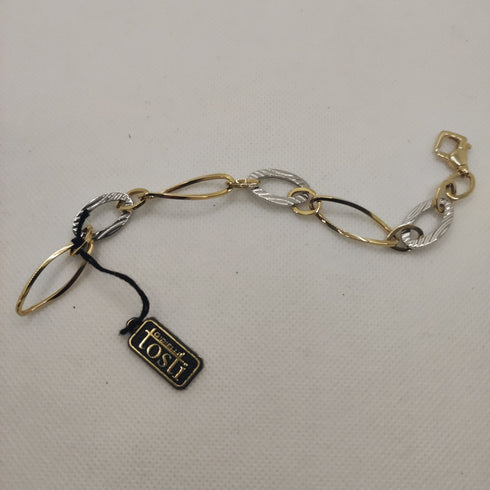 Bracciale oro 18k maglia grande ovale 7,50 gr | Gioiellitosti.it