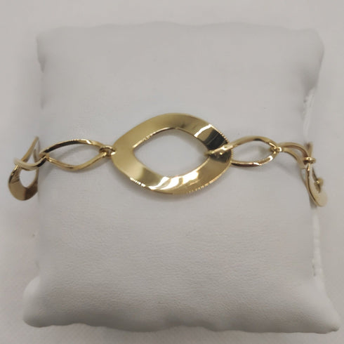 Bracciale oro 18k maglia larga 7,90 gr | Gioiellitosti.it