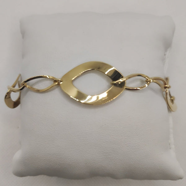 Bracciale oro 18k maglia larga 7,90 gr | Gioiellitosti.it