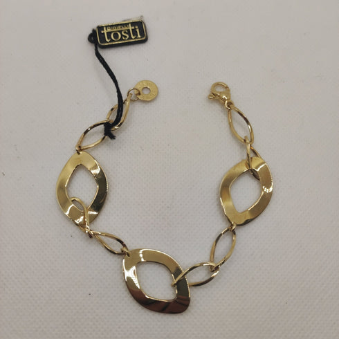 Bracciale oro 18k maglia larga 7,90 gr | Gioiellitosti.it