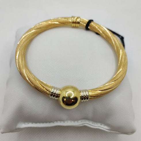 Bracciale oro 18k rigido torchon 15.30 gr | Gioiellitosti.it