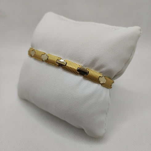 Bracciale Oro 18k semirigido uomo 20,5 cm 16,40 gr Solid 18k gold | Gioiellitosti.it