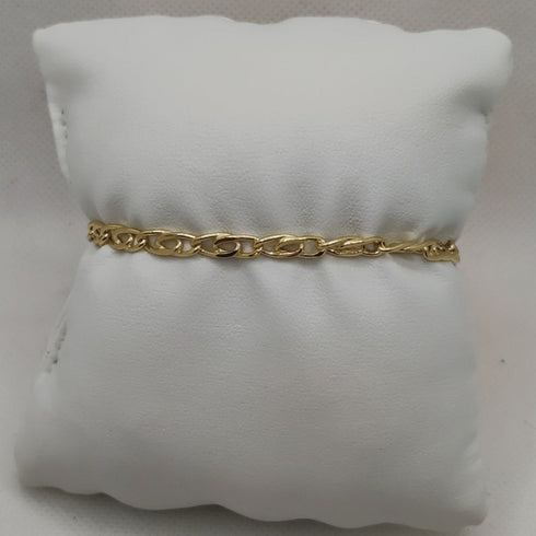 Bracciale Oro 18k uomo catena maglia lucida 19 cm 4.50 gr | Gioiellitosti.it