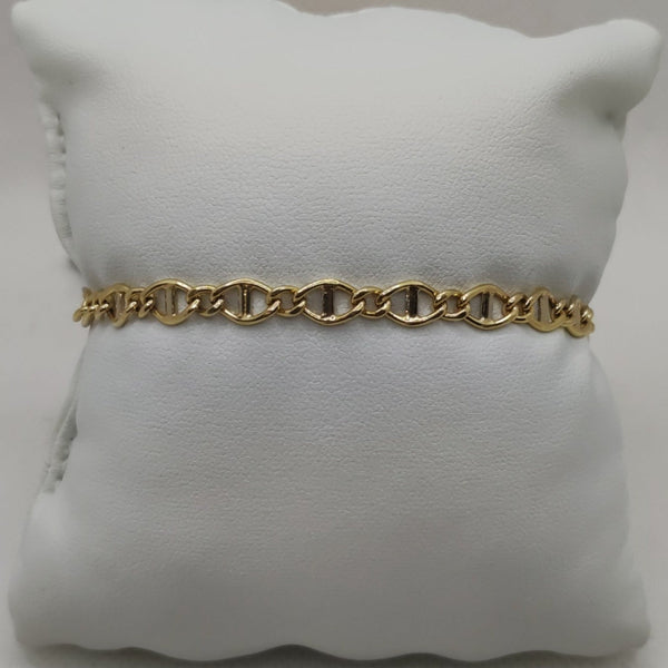 Bracciale Oro 18k uomo catena maglia lucida 19,5 cm 5.20 gr | Gioiellitosti.it