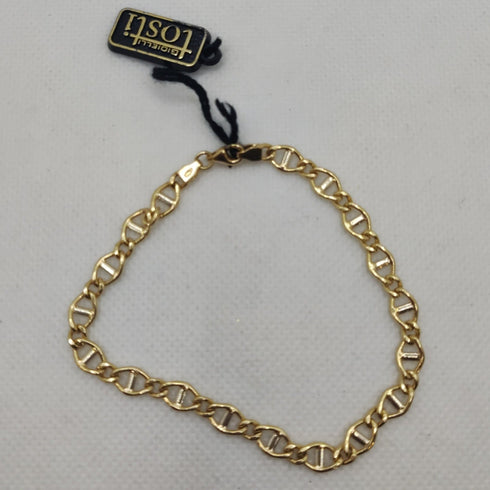 Bracciale Oro 18k uomo catena maglia lucida 19,5 cm 5.20 gr | Gioiellitosti.it