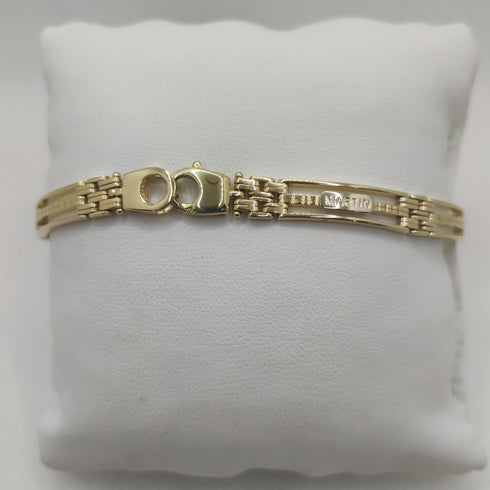 Bracciale Oro 18k uomo semirigido 21 cm 23 gr | Gioiellitosti.it