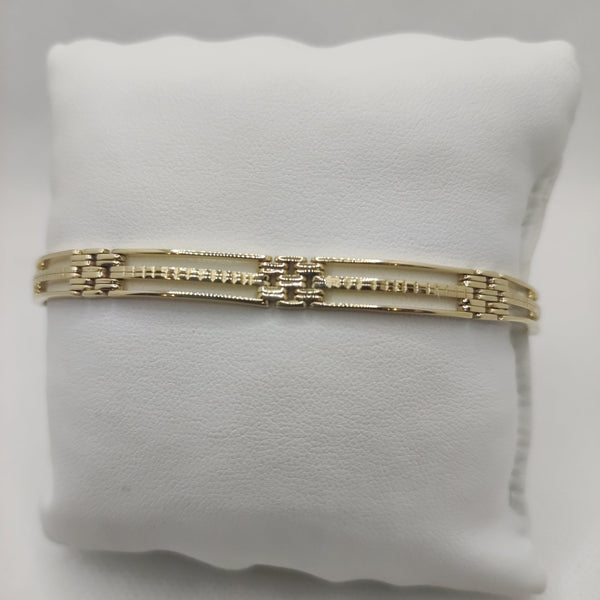 Bracciale Oro 18k uomo semirigido 21 cm 23 gr | Gioiellitosti.it