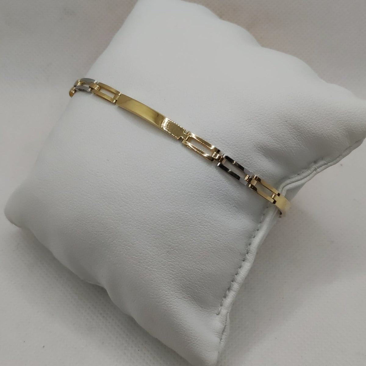 LUXENTER Bracciale Alphabet Con Lettera I - Finitura Oro 18k, Lega Metallica, Chiusura A Moschettone, Lunghezza Regolabile 16+3 Cm
