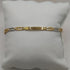 Bracciale Oro 18k uomo semirigido bicolore 21 cm 4.90 gr | Gioiellitosti.it