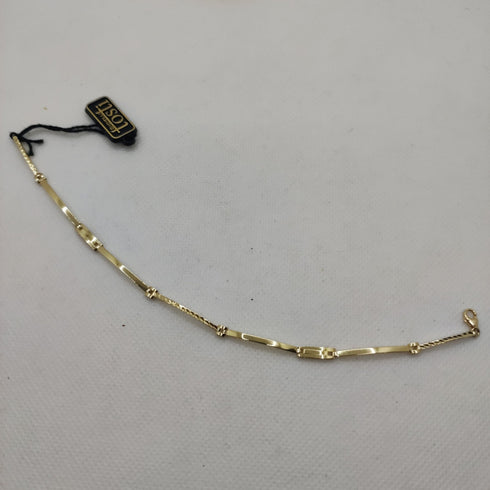 Bracciale Oro 18k uomo semirigido lucido 19 cm 3.80 gr | Gioiellitosti.it