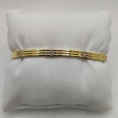 Bracciale Oro 18k uomo semirigido sottile 20 cm 11,00 gr | Gioiellitosti.it
