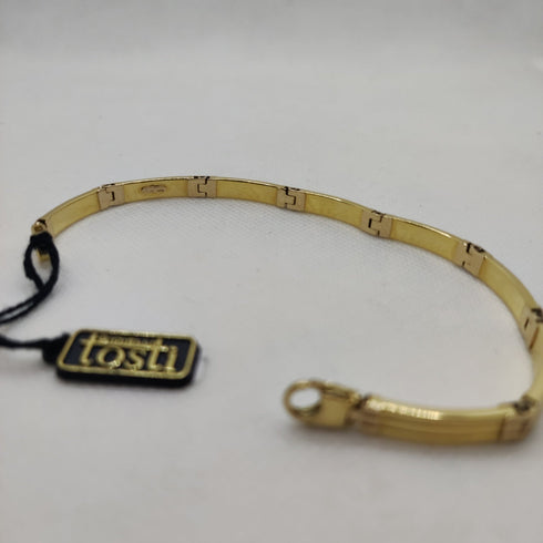 Bracciale Oro 18k uomo semirigido sottile 20 cm 11,00 gr | Gioiellitosti.it