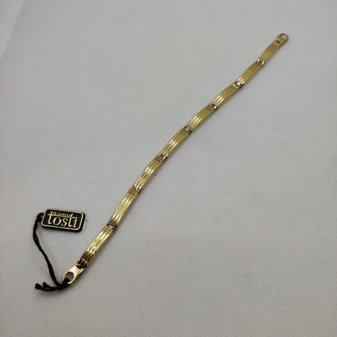 Bracciale Oro 18k uomo semirigido sottile 20 cm 11,00 gr | Gioiellitosti.it