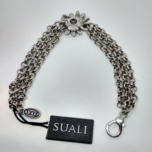 Bracciale argento 925 donna maglia ciondolo Margherita SUALI' BM1922 | Gioiellitosti.it