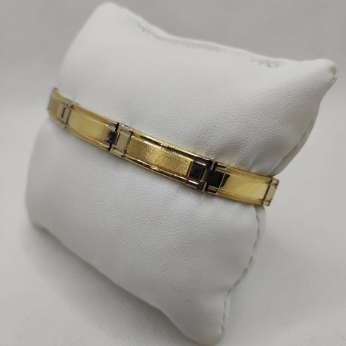 Bracciale semirigido uomo Oro 18k 22 cm 19,20 gr | Gioiellitosti.it