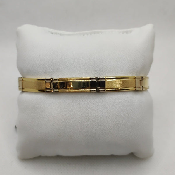 Bracciale semirigido uomo Oro 18k 22 cm 19,20 gr | Gioiellitosti.it