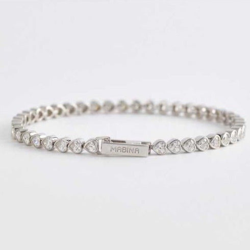 Bracciale tennis argento 925 MABINA 533510 S | Gioiellitosti.it