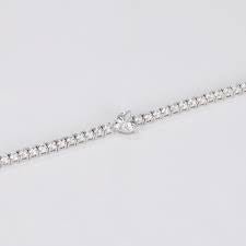 Bracciale tennis cuore argento 925 MABINA 533438 | Gioiellitosti.it
