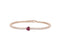 Bracciale tennis cuore argento 925 rose' MABINA 533439 M | Gioiellitosti.it