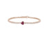 Bracciale tennis cuore argento 925 rose' MABINA 533439 M | Gioiellitosti.it