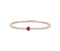 Bracciale tennis cuore argento 925 rose' MABINA 533439 S | Gioiellitosti.it