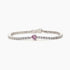 Bracciale tennis Cuore Mabina 533557 argento 925 | Gioiellitosti.it
