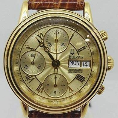 Bulova 60C02 Orologio Uomo Oro 18kt Automatico ETA 7750 Valjoux | Gioiellitosti.it