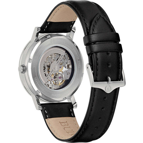 Bulova 96A279 Automatico Pelle Nero | Gioiellitosti.it